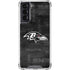 NFL Baltimore Ravens Black & White Galaxy S22 Clear Case