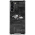 NFL Baltimore Ravens Black & White Galaxy S24 FE Clear Case