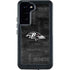 NFL Baltimore Ravens Black & White Galaxy S24 Plus Waterproof Case
