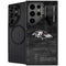 NFL Baltimore Ravens Black & White Galaxy S25 Ultra Kickstand Case