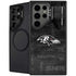 NFL Baltimore Ravens Black & White Galaxy S25 Ultra Kickstand Case