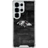 NFL Baltimore Ravens Black & White Galaxy S25 Ultra Clear Case