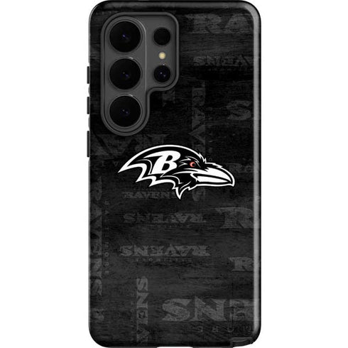 NFL Baltimore Ravens Black & White Galaxy S26 Ultra Impact Case