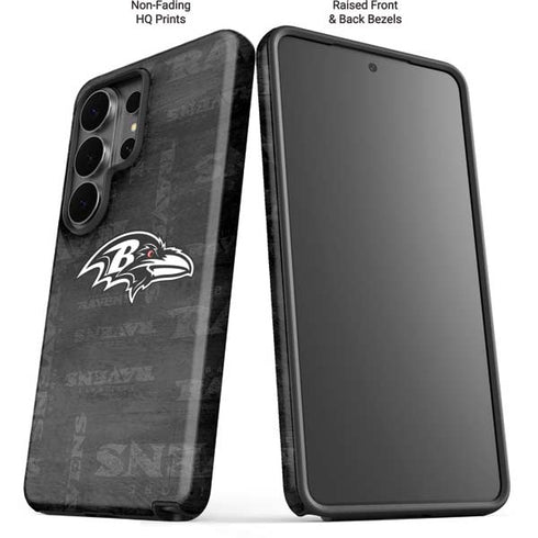 NFL Baltimore Ravens Black & White Galaxy S26 Ultra Impact Case