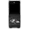 NFL Baltimore Ravens Black & White Galaxy Z Flip6 Clear Case