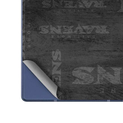 NFL Baltimore Ravens Black & White Galaxy Z Fold6 Skin