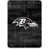 NFL Baltimore Ravens Black & White Apple iPad Pro Skin