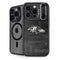NFL Baltimore Ravens Black & White iPhone 13 Pro Kickstand Case