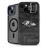 NFL Baltimore Ravens Black & White iPhone 14 Plus Kickstand Case