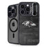 NFL Baltimore Ravens Black & White iPhone 14 Pro Max Kickstand Case