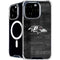 NFL Baltimore Ravens Black & White iPhone 16 Pro MagSafe Case