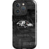 NFL Baltimore Ravens Black & White iPhone 16 Pro Magsafe Impact Case