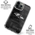 NFL Baltimore Ravens Black & White iPhone 16 Pro Max Clear Case