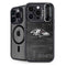 NFL Baltimore Ravens Black & White iPhone 16 Pro Max Kickstand Case