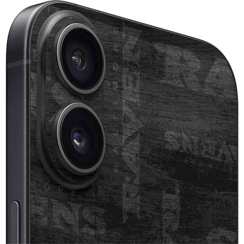 NFL Baltimore Ravens Black & White iPhone 16 Skin