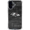 NFL Baltimore Ravens Black & White iPhone 17 Clear Case