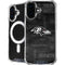 NFL Baltimore Ravens Black & White iPhone 17 MagSafe Case