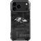 NFL Baltimore Ravens Black & White iPhone 17 Pro Max Clear Case