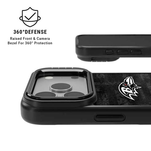 NFL Baltimore Ravens Black & White iPhone 17 Pro Max Kickstand Case