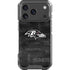 NFL Baltimore Ravens Black & White iPhone 18 Pro Clear Case