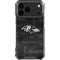 NFL Baltimore Ravens Black & White iPhone 18 Pro Max Clear Case