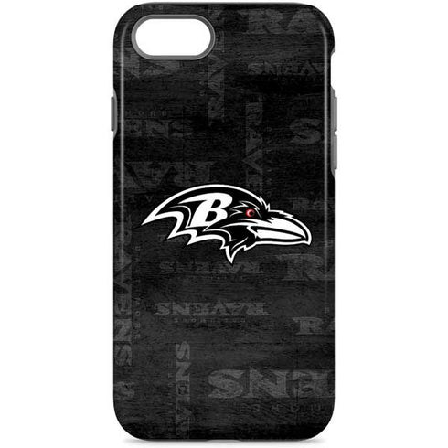 NFL Baltimore Ravens Black & White iPhone Cases