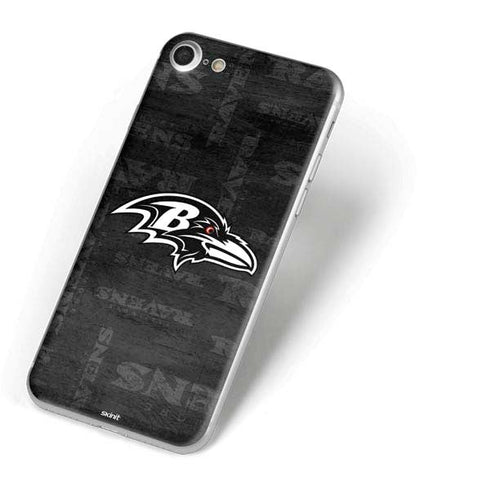 NFL Baltimore Ravens Black & White iPhone 8 Skin