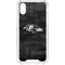 NFL Baltimore Ravens Black & White iPhone XS Clear Case