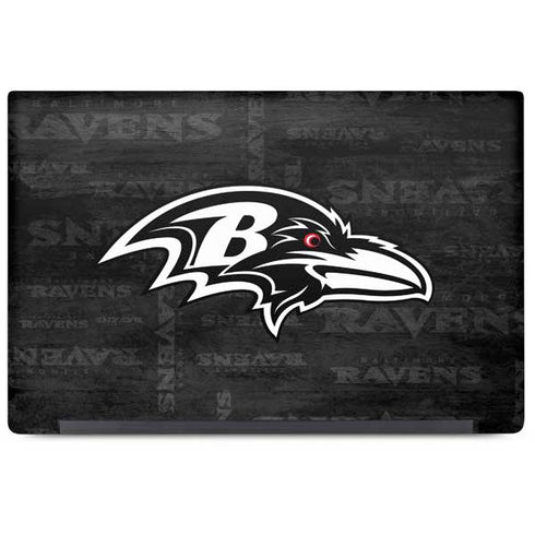 NFL Baltimore Ravens Black & White Dell Latitude Skin