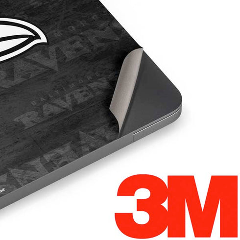 NFL Baltimore Ravens Black & White Apple MacBook Air Skin