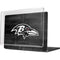 NFL Baltimore Ravens Black & White MacBook Pro 14in (2021-24) Case plus Skin