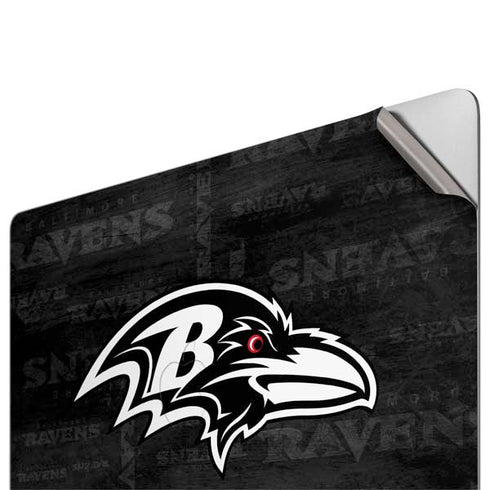 NFL Baltimore Ravens Black & White Apple MacBook Pro 16-inch Skin
