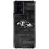 NFL Baltimore Ravens Black & White Moto G Power 5G (2024) Clear Case