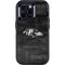 NFL Baltimore Ravens Black & White Otterbox Defender iPhone Skin