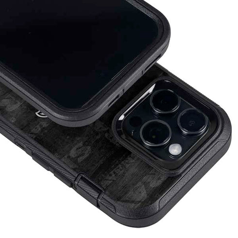 NFL Baltimore Ravens Black & White Otterbox Defender iPhone Skin