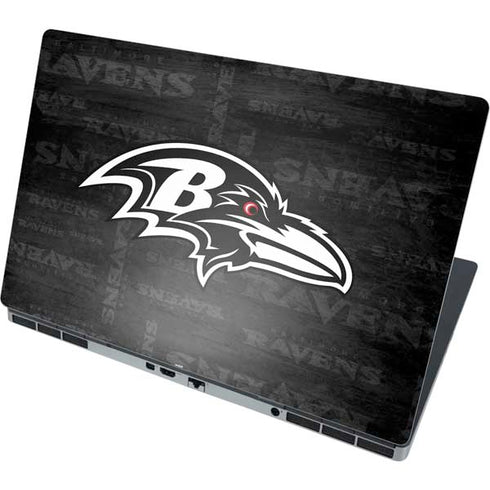 NFL Baltimore Ravens Black & White Dell Precision Skin