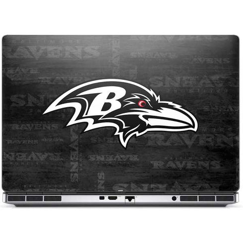 NFL Baltimore Ravens Black & White Dell Precision Skin