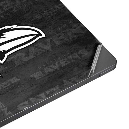 NFL Baltimore Ravens Black & White Surface Laptop 7 13.8in Skin
