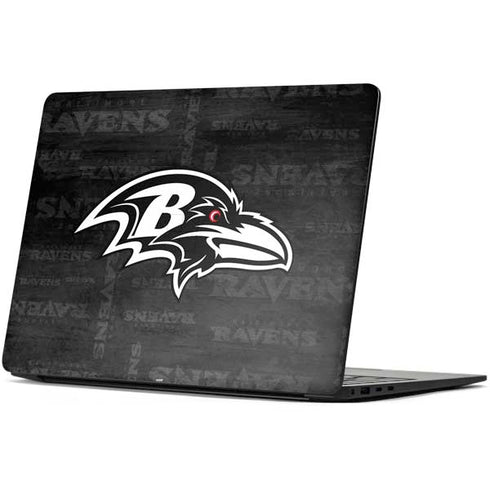 NFL Baltimore Ravens Black & White Surface Laptop 7 15in Skin