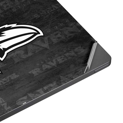 NFL Baltimore Ravens Black & White Surface Laptop 7 15in Skin