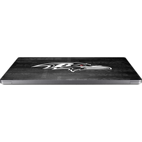 NFL Baltimore Ravens Black & White Laptop Skins