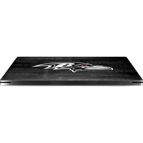 NFL Baltimore Ravens Black & White Dell XPS Skin