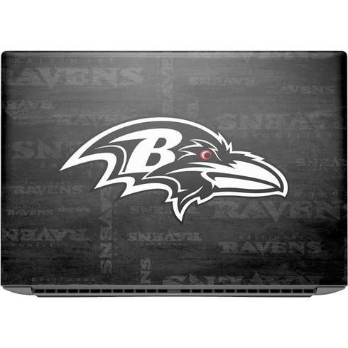 NFL Baltimore Ravens Black & White HP ZBook Fury 16 G10 Skin