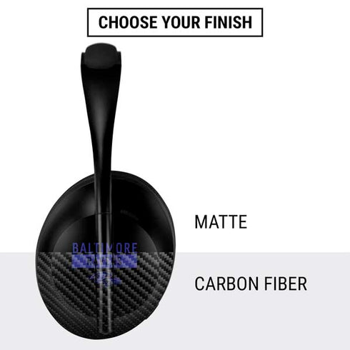 NFL Baltimore Ravens Black Performance Series Bose Noise Cancelling Headphones 700 Skin