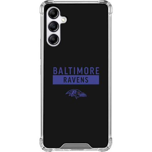 NFL Baltimore Ravens Black Performance Series Gabb Phone 4 Clear Case