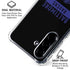 NFL Baltimore Ravens Black Performance Series Galaxy A36 5G Clear Case