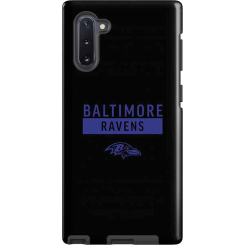 NFL Baltimore Ravens Black Performance Series Galaxy Cases