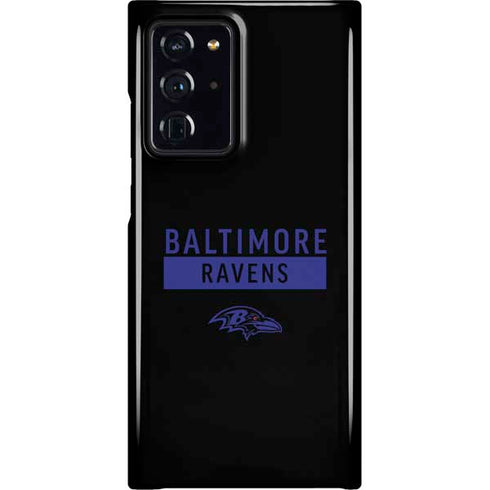 NFL Baltimore Ravens Black Performance Series Galaxy Cases