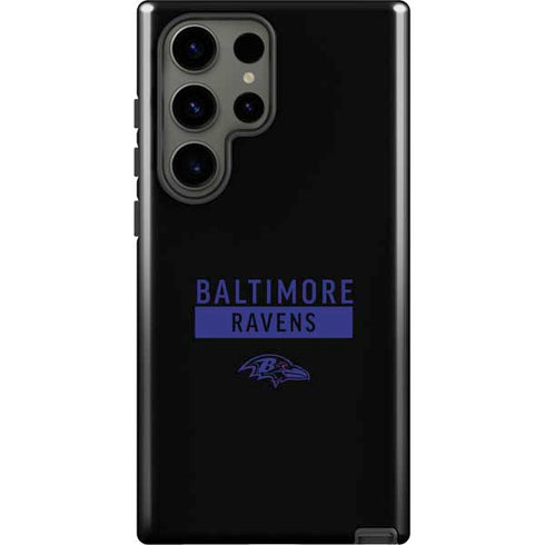 NFL Baltimore Ravens Black Performance Series Galaxy S23 Ultra Pro Case