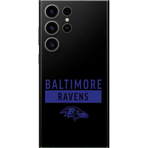 NFL Baltimore Ravens Black Performance Series Galaxy Skins